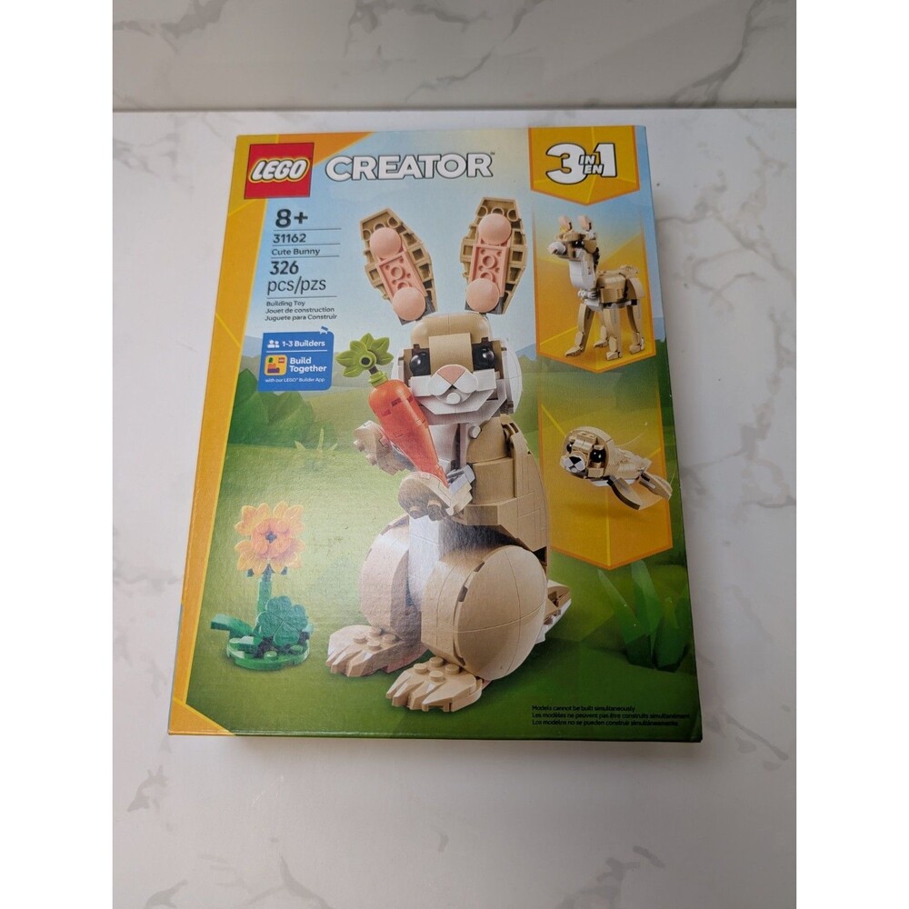 LEGO Creator 31162 Cute Bunny 3-in-1 Sealed Building Set 326 Pieces